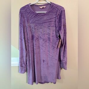 Juicy Couture Purple Velour Sleepwear Dress